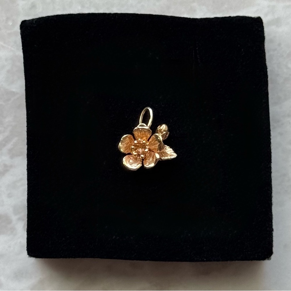 Catbird Washington DC Cherry Blossom City Charm - 14K Yellow Gold